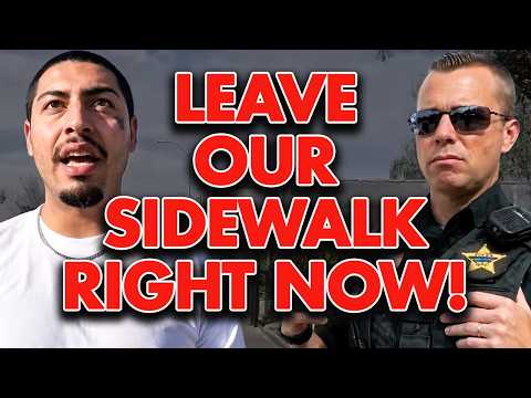 Heated Public Sidewalk Confrontation During Florida Audit