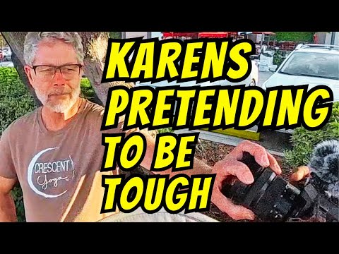 Karens Pretending To Be Tough –  Freedom of the Press – First Amendment Audit