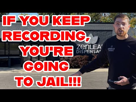 Karens Tell First Amendment Auditor It's ILLEGAL To Record Dispensaries🤡🤡