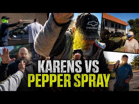 Karens vs Pepper Spray — 10 Minutes Of First Amendment Audit CHAOS | First Amendment Audit