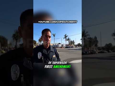 OFFICER REGRETS OPENING HIS MOUTH #firstamendmentaudit #police #firstamendment #cops