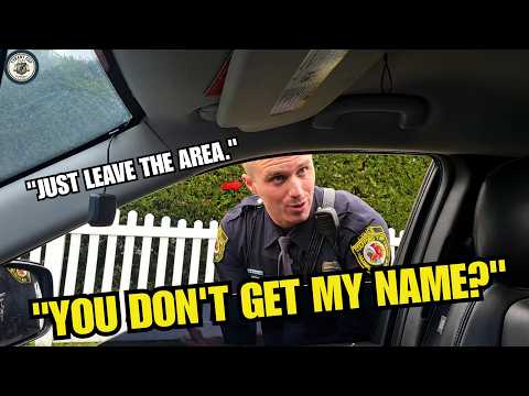 Officer Says "Just Leave"… Then Gets SCHOOLED on the Law| 1st amendment audit