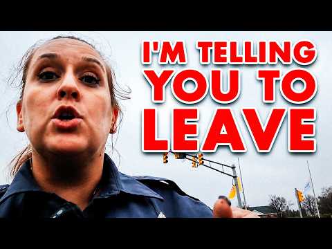 Police Order Auditor to Leave the Area | First Amendment Audit