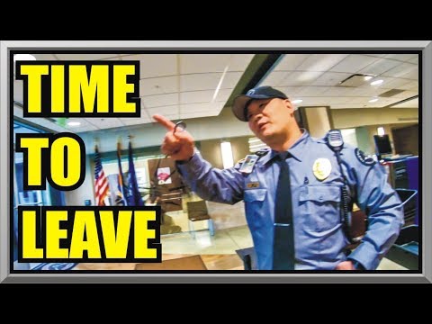 SECURITY CALLS FEDERAL POLICE ON US – U.S. IMMIGRATION – First Amendment Audit – Amagansett Press