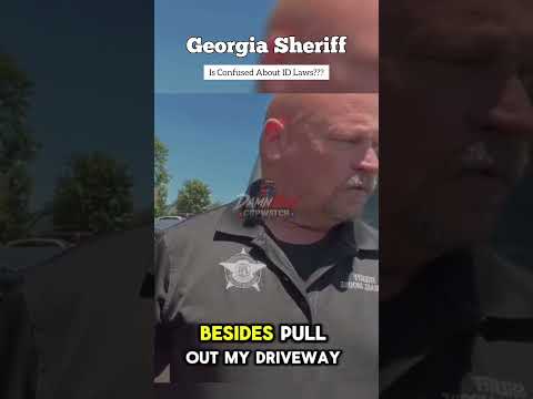 Sheriff Thinks He Can't ID People Whenever He Wants