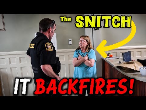 The Snitch and Clerk Call the COPS! It Backfire on them!