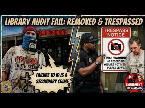 "You Can't Trespass Me!" — First Amendment Auditor Fails Hard